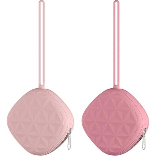 Silicone Pacifier Case for Diaper Bag, Newborn Baby Pacifier Holder Case For Boys & Girls (Color 2)