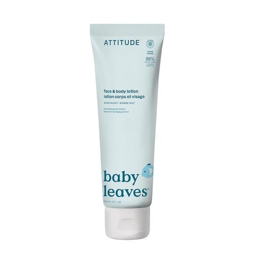 ATTITUDE Baby Lotion, EWG Verified Moisturizer, 8 Fl Oz