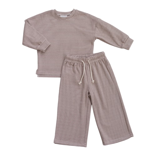 Striped Loungewear Set – Mebie Baby 0-3m