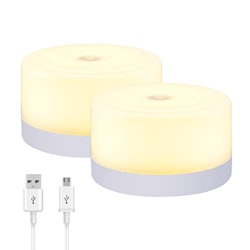 S SELDORAUK Baby Night Lights for Nursery, Portable Dimmable Touch Lamp, Type-C Rechargeable for Kids and Adult, Breastfeeding, Sleep Aid, Bedside Soft Eye Caring (Warm 2pack)