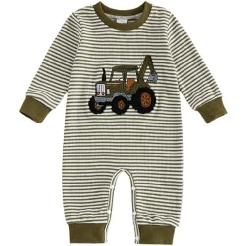 Giraropa Newborn Baby Boy Long Sleeve Romper Bodysuits Coming Home Outfit Duck Jumpsuit Cute Infant Fall Winter Clothes