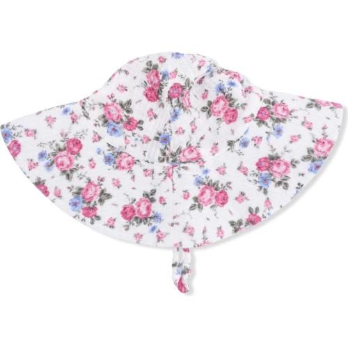 Cabbage Roses - Wide Brim Sun Hat