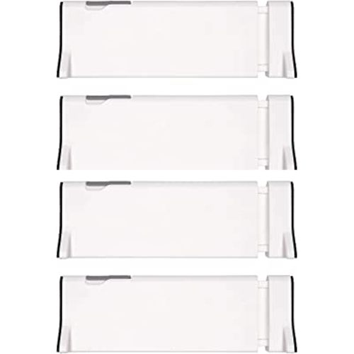 OXO Tot Expandable Drawer Dividers, 4-Pack Drawer Organizers