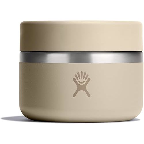 Hydro Flask Food Jar – Insulated Stainless Steel, Snack Travel Container for Hot Food & Soup 12 Oz Oat Tan