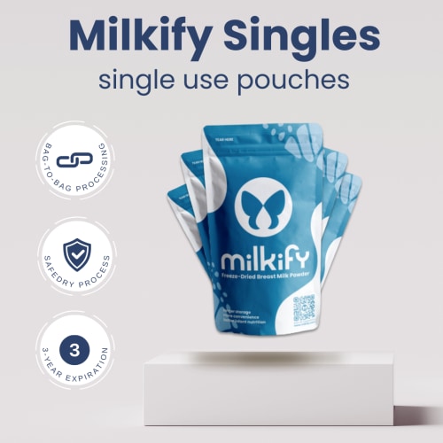 Milkify Singles - Single-Use Freeze-Dried Breast Milk