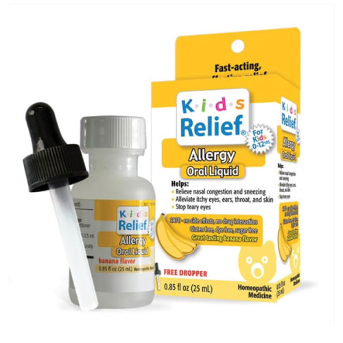 Kids Relief Allergy Oral Liquid Formula with Dropper, for Kids 0-12 Years, 25 mL