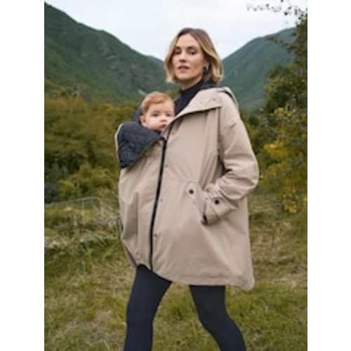 Buy Seraphine Taupe Grey 3-In-1 Maternity & Babywearing Raincoat from the Next UK online shop