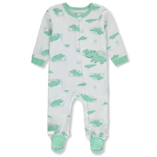 Koala Baby Baby Boys' Gator Footed Coveralls Color: turquoise Size: newborn