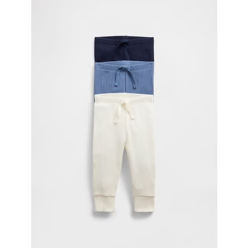 Baby First Favorites TinyRib Pants (3-Pack) | Gap