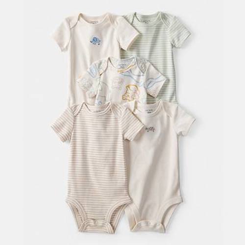 Baby Carter's 5-Pack Animals Multipack Bodysuits