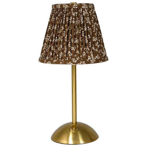 Home Decor Collection Sterling & Noble Home Brown Floral Rechargeable Table Lamp