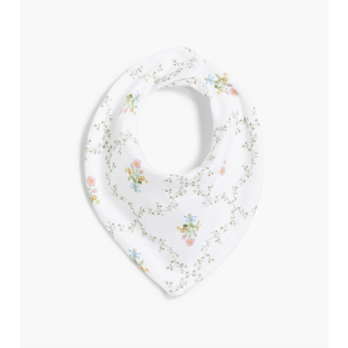 The Bandana Bib - Pastel Trellis