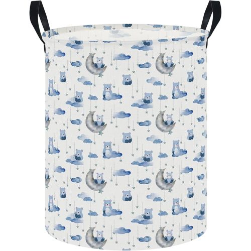 NTAOHAMPER Goody Bear Laundry Hamper,Laundry Basket,Baby Nursery Hamper,Waterproof Storage Bin,Clothes Organizer Basket,Room Decor(Goody Bear)