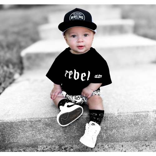 Bamboo Graphic Tee in Rebel