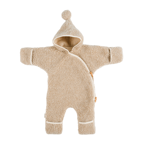 BINIBAMBA MERINO WOOL SNUGGLESUIT BABY ROMPER 12-24m