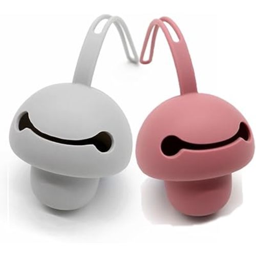 Pacifier Holder case 2pcs Silicone Portable Pacifier Pouch