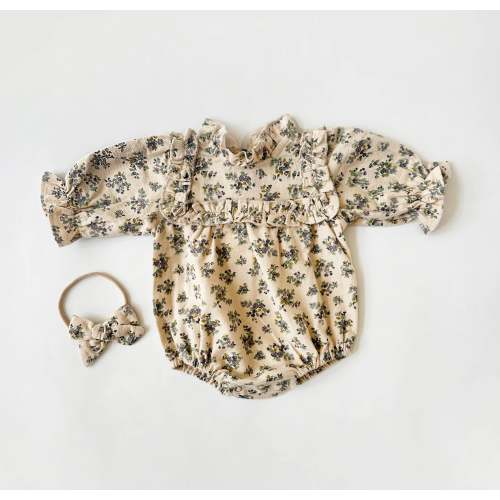 Violla Romper Set – Olive and Cradle (0-3mo)