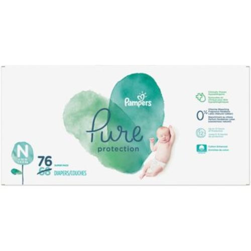 Pampers® Pure Protection 76-Count Size Newborn Disposable Diapers