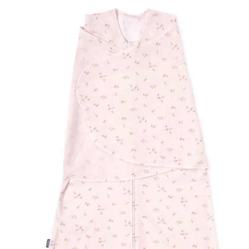 Pink Floral Cotton Swaddle Newborn | HALO