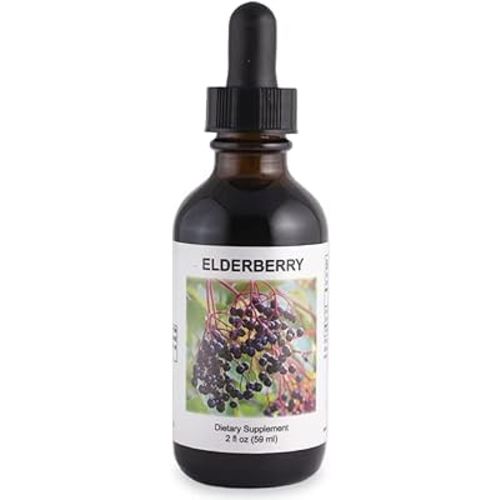 Supreme Nutrition Elderberry Tincture, 2 fl. oz | 1.2 ml per Serving | 49 Servings