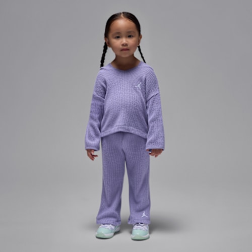 Jordan Toddler Heir To The Crown 2-Piece Ribbed Pullover Set