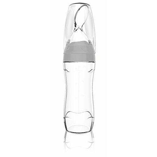 Haakaa Silicone Baby Food Feeding Spoon (Grey)