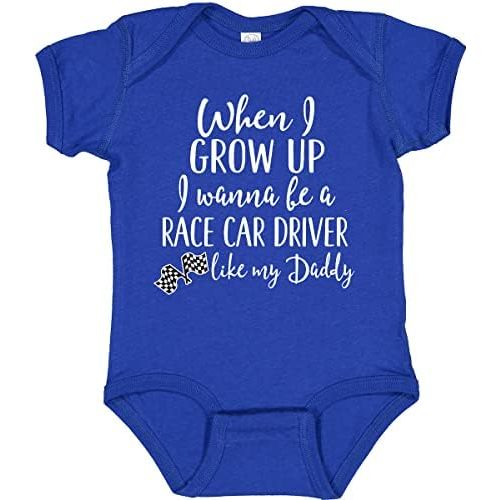 inktastic Future Race Car Driver Like Daddy Baby Bodysuit