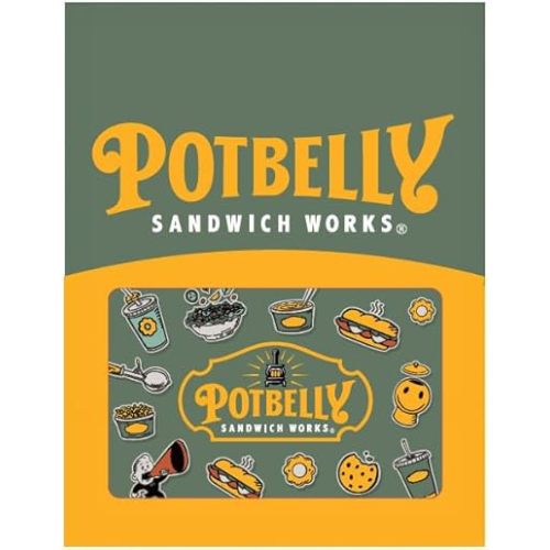 Potbelly Physical Gift Card - $50