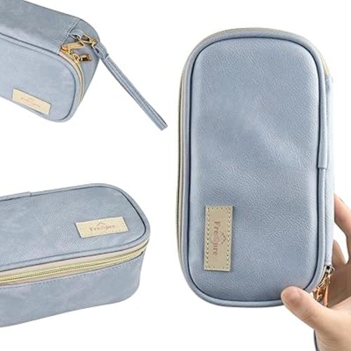Portable Cooler Travel Case With 4x100G Ice Packs For 8-12h Cooling Time, Breastmilk Insulated Bag