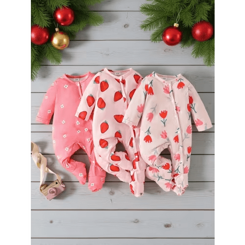 girl romper buttons in three color - Temu