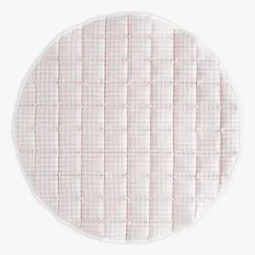Picnic Gingham Play Mat - Pink