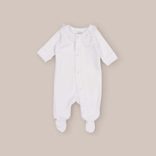 Pijama Bebé Algodón Volante Bordado | Tienda Online Doña Carmen