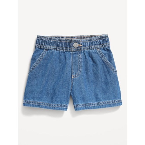 Twill Pull-On Shorts for Toddler Girls