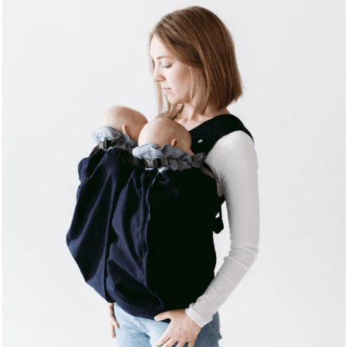 The Weego TWIN Baby Carrier - Black (Newborn to 6m)