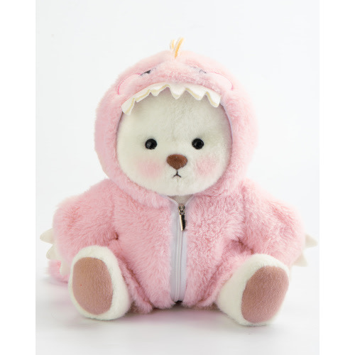 Getahug Furry Dino Bear | Handmade Jointed Teddy Bear Gift