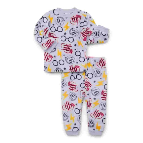 Harry Potter Baby All Over Print Plush Pajama Set, 2-Piece, Sizes 0/3 Months-24 Months
