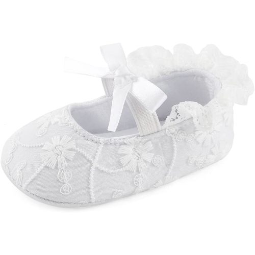 Baby Girls Princess Bowknot Soft Sole Cloth Crib Shoes Sneaker