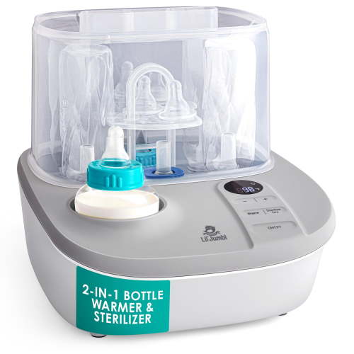 Lil' Jumbl 2-in-1 Baby Bottle Warmer and Sterilizer Dryer