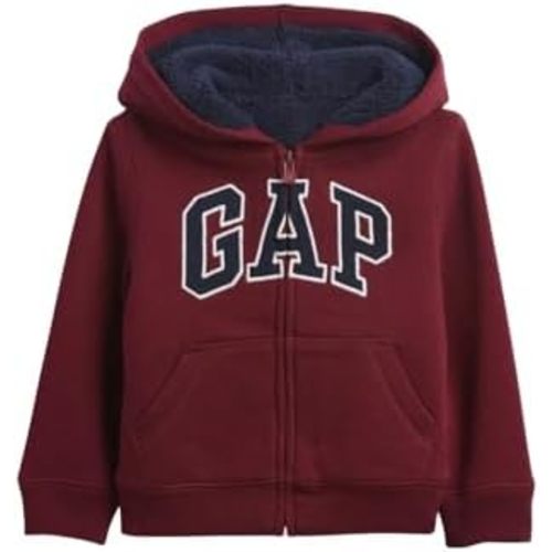 GAP Baby Boys' Cozy Logo Full Zip
