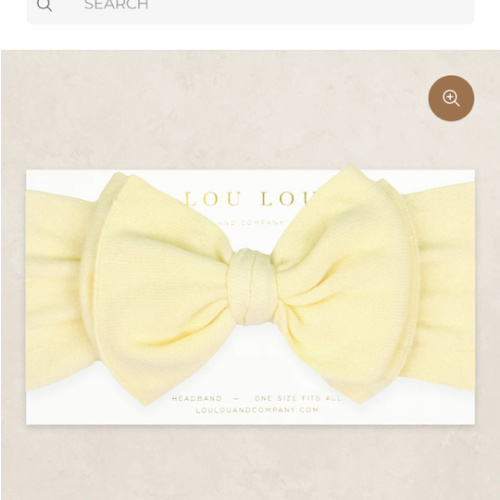 Knit Headband - Butter Yellow