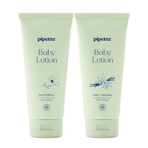 Pipette Baby Lotion Duo, Sweet Wildflower + Vanilla, 5.7 fl oz (Pack of 2)
