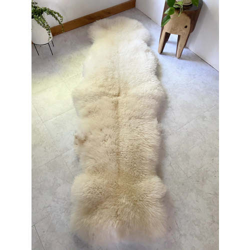 Double Sheepskin in Golden White (One-of-a-Kind)