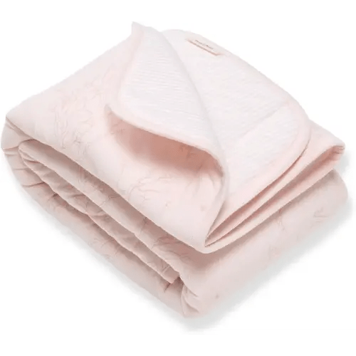 Burt's Bees Baby Reversible Blanket, Nursery, Stroller & Tummy-Time Organic Jersey Cotton Quilted Infant & Toddler Bedding