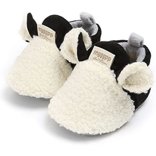 Baby Booties Infant Newborn Boys Girls Slippers Warm Crib Sock Shoes Indoor First Walkers Prewalker