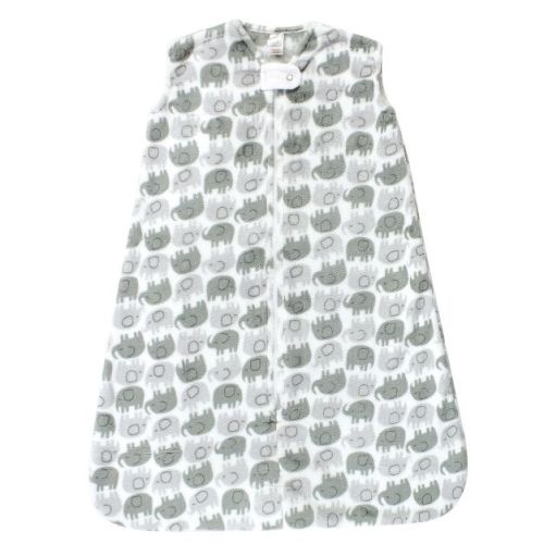 Hudson Baby Unisex Baby Plush Sleeveless Sleeping Bag, Sack, Blanket, Elephants