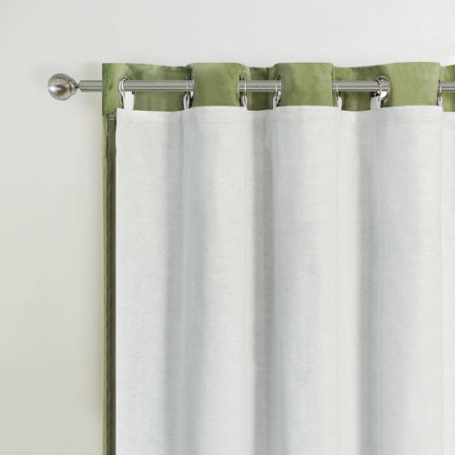DriftAway 100% Blackout Curtain Liners for Bedroom Noice Reducing Thermal Insulated Liners for Living Room with 18 Pcs Rings 2 Panels Set & Reviews | Wayfair