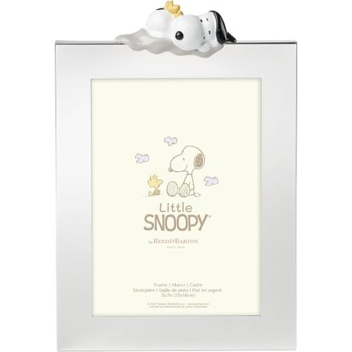 Reed & Barton Snoopy 5x7 Picture Frame