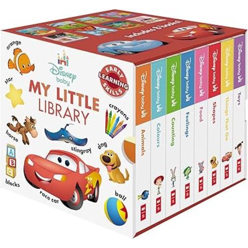 Disney Baby: My Little 8-Book Library Cube (Starring Lightning McQueen)