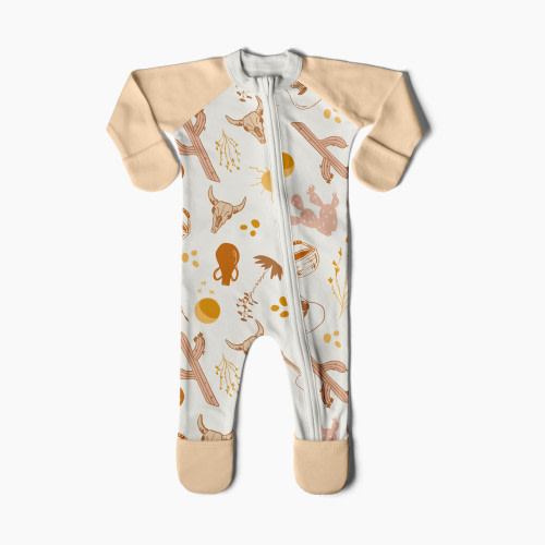Goumi Kids Canyon Collection Organic Cotton Footie - Canyon, 3-6 Months