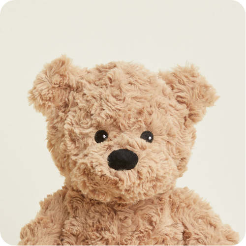 Brown Curly Bear Warmies | Microwavable Brown Curly Bear Warmies Stuffed Animal | Warmies USA